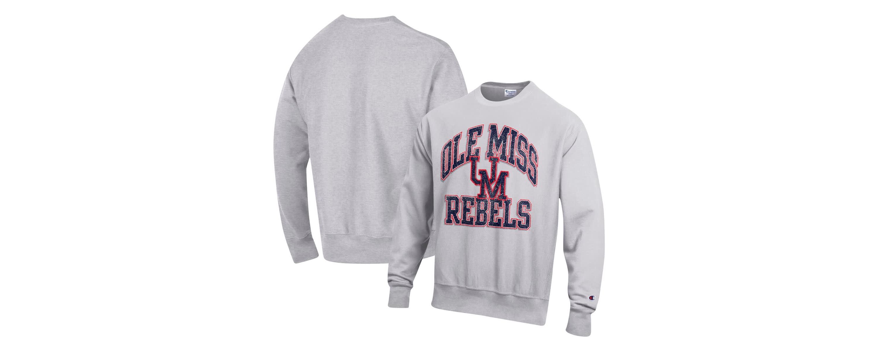 NCAA Ole Miss Rebels Vault Late Night Reverse Weave Pullover Sweatshirt