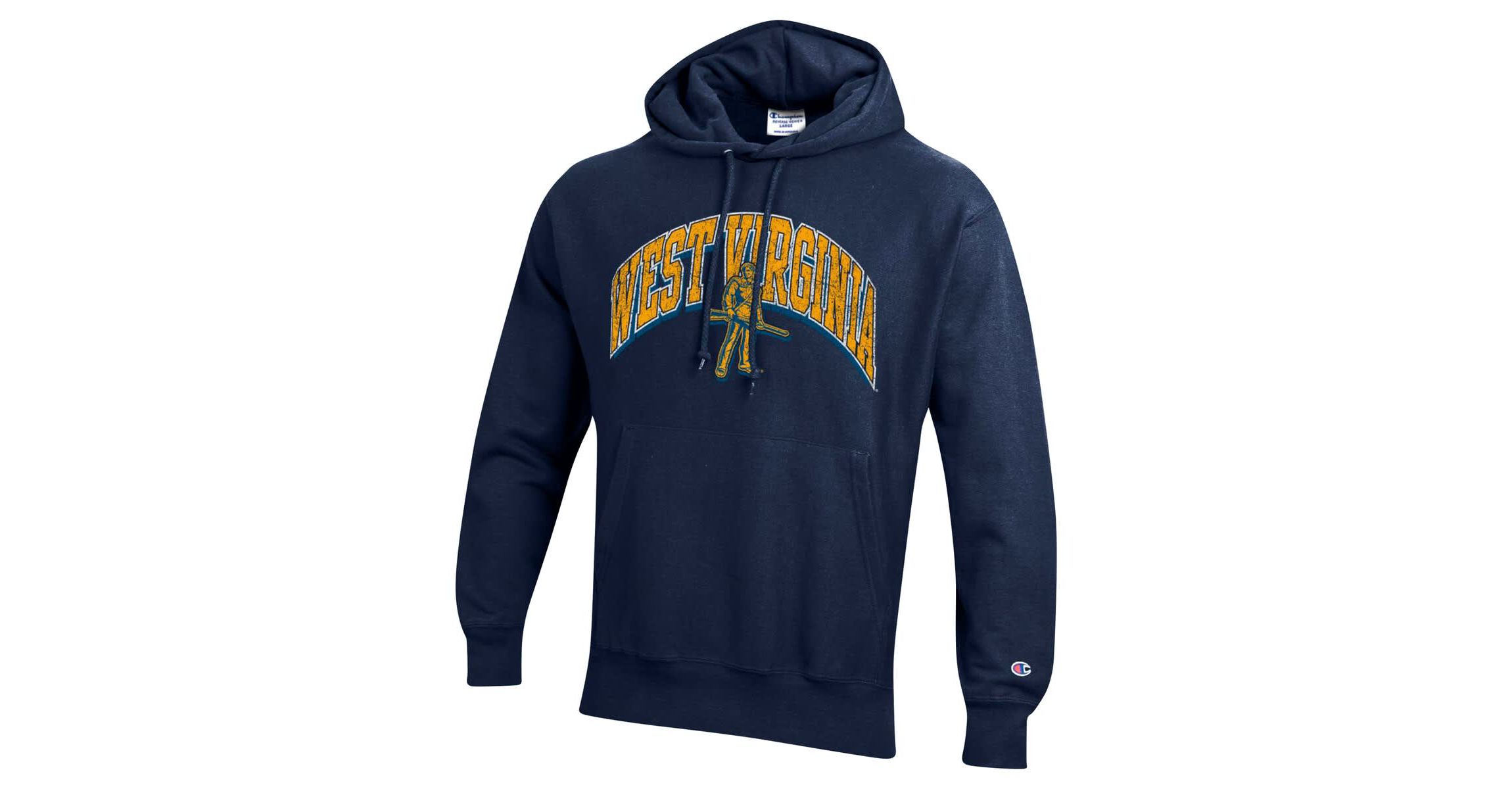 NCAA West Virginia Mountaineers Vault Late Night Reverse Weave Pullover Hoodie