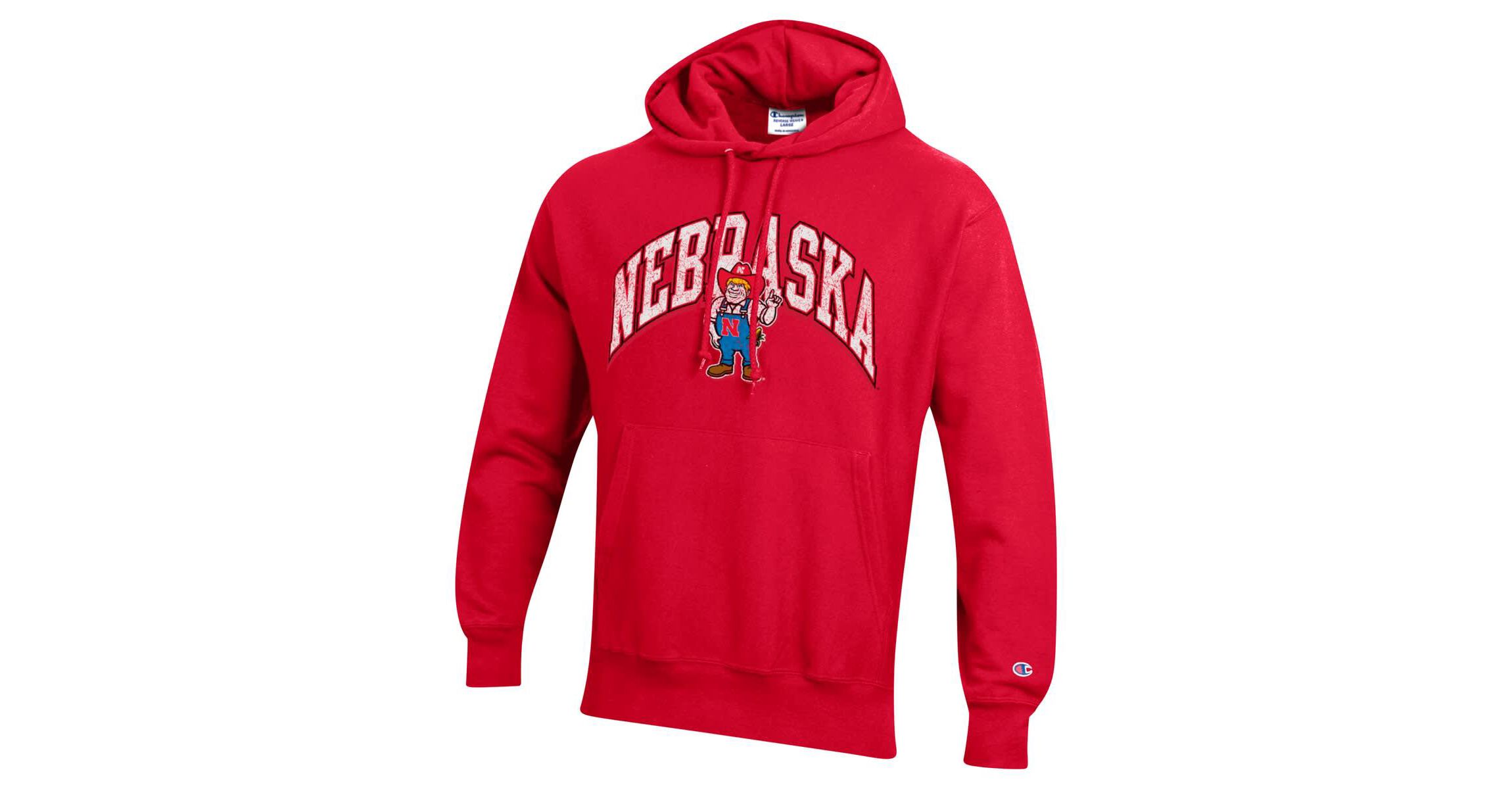 NCAA Nebraska Huskers Vault Late Night Reverse Weave Pullover Hoodie