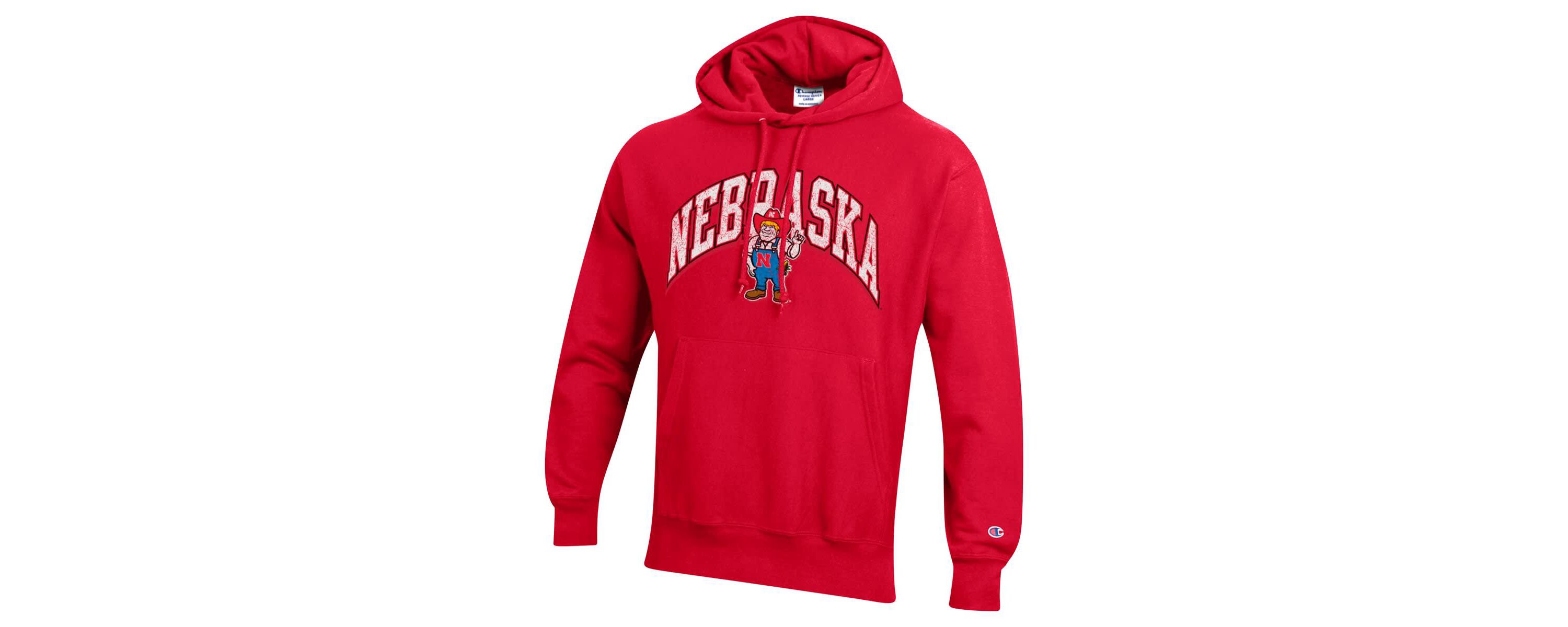 NCAA Nebraska Huskers Vault Late Night Reverse Weave Pullover Hoodie