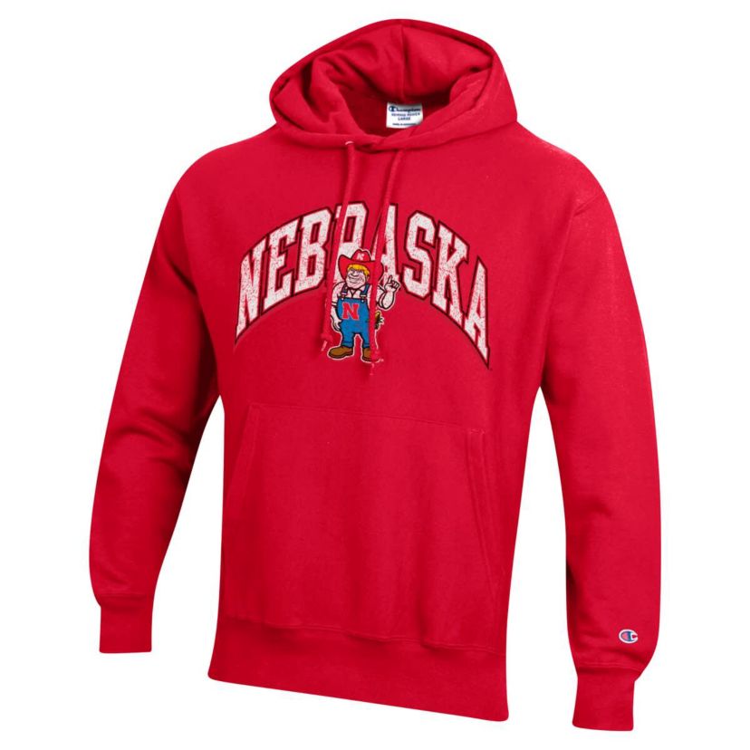 NCAA Nebraska Huskers Vault Late Night Reverse Weave Pullover Hoodie