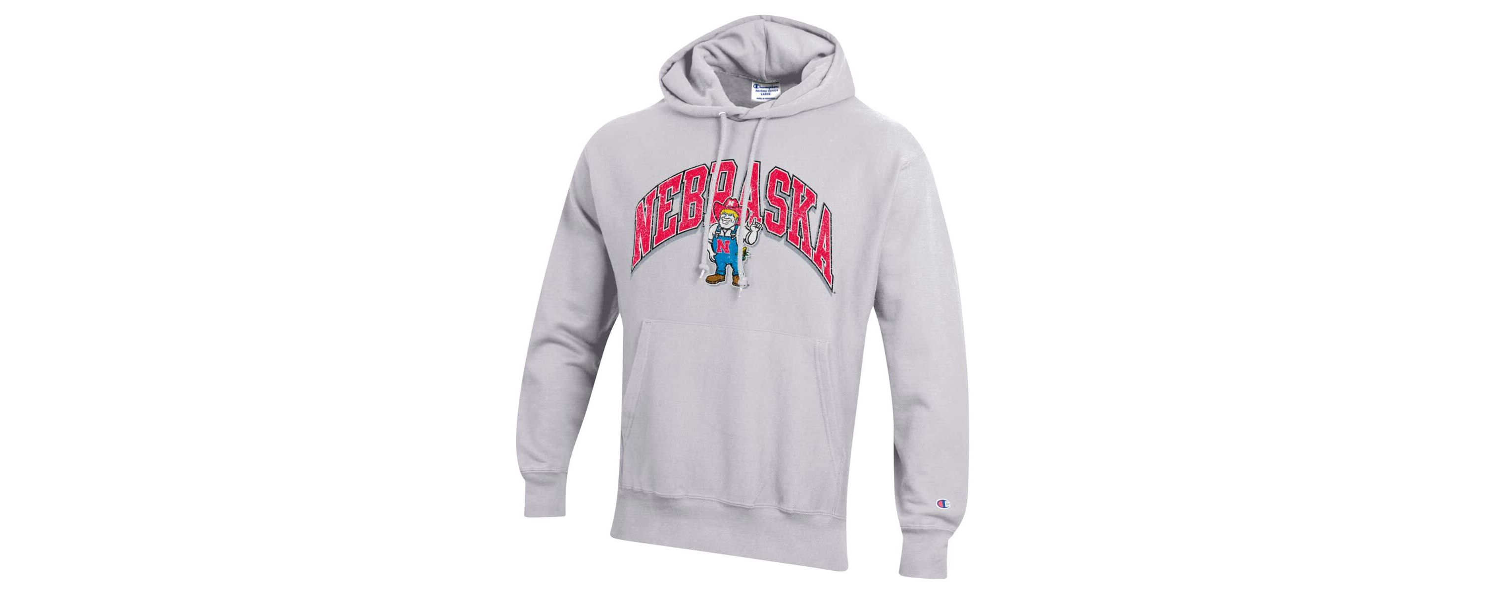 NCAA Nebraska Huskers Vault Late Night Reverse Weave Pullover Hoodie