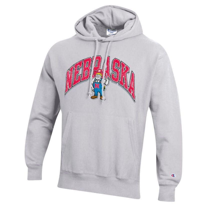 NCAA Nebraska Huskers Vault Late Night Reverse Weave Pullover Hoodie