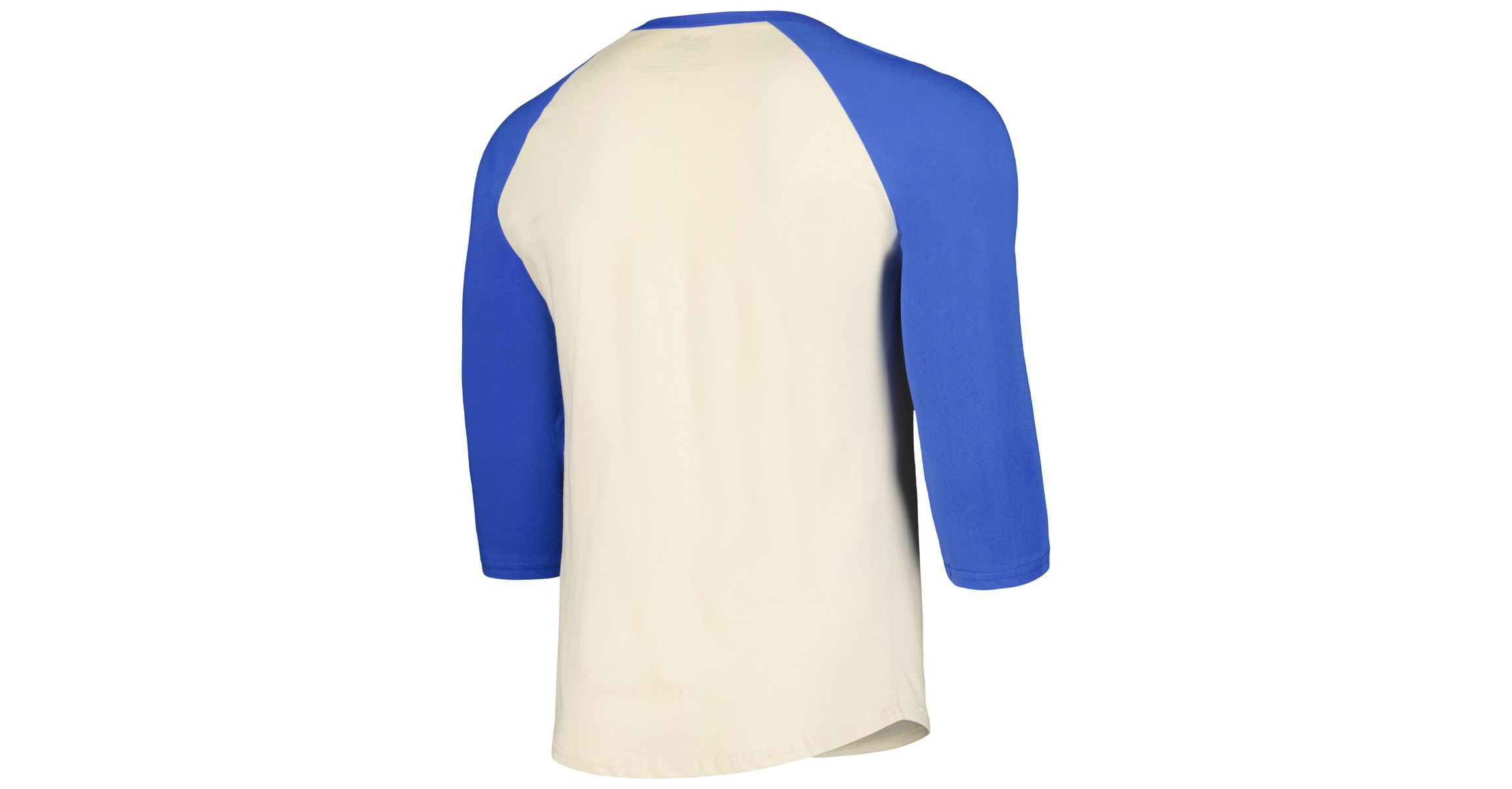 MLB Cream/Royal Atlanta Braves Raglan 3/4-Sleeve T-Shirt