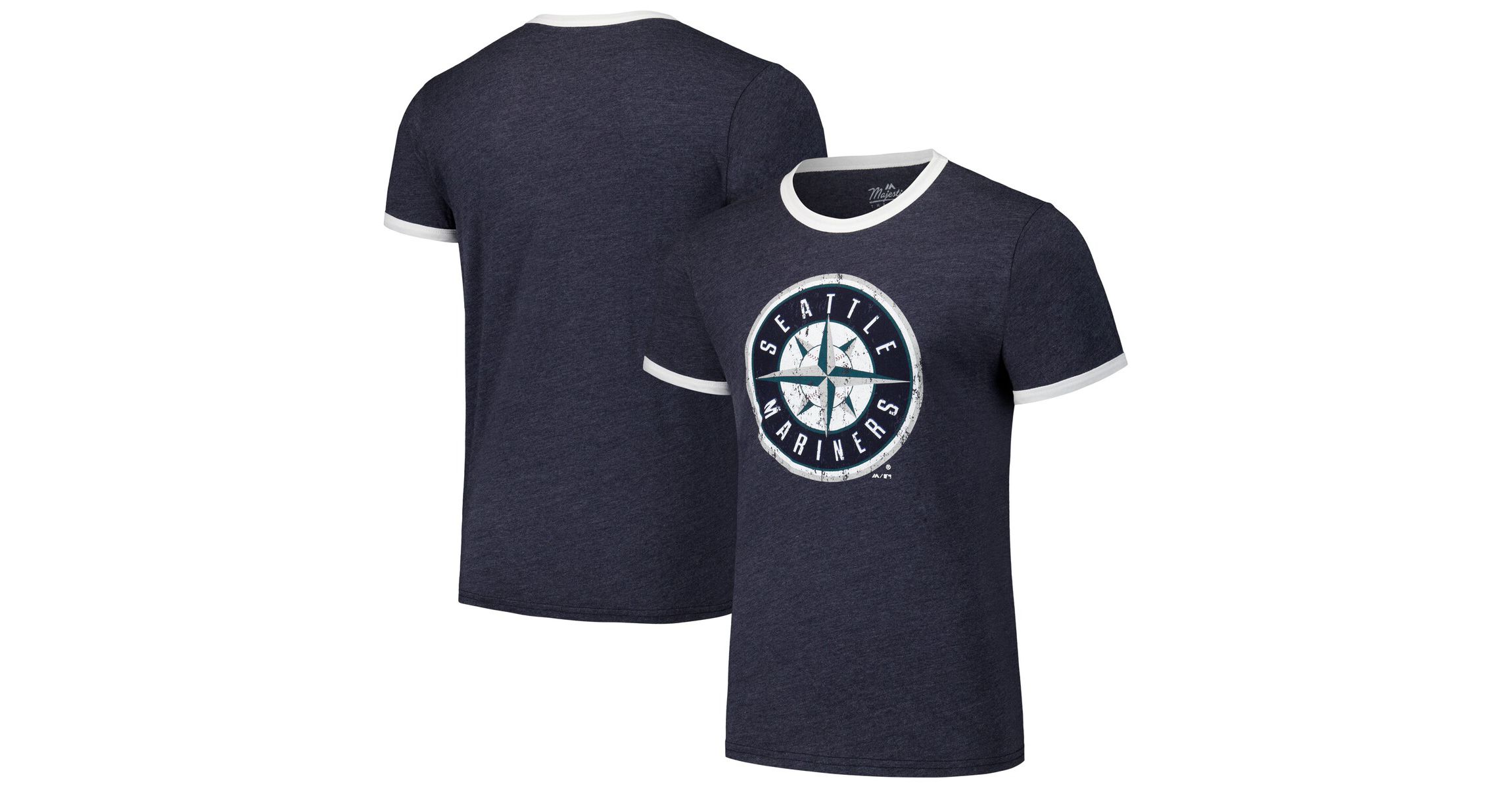 MLB Seattle Mariners Ringer Tri-Blend T-Shirt