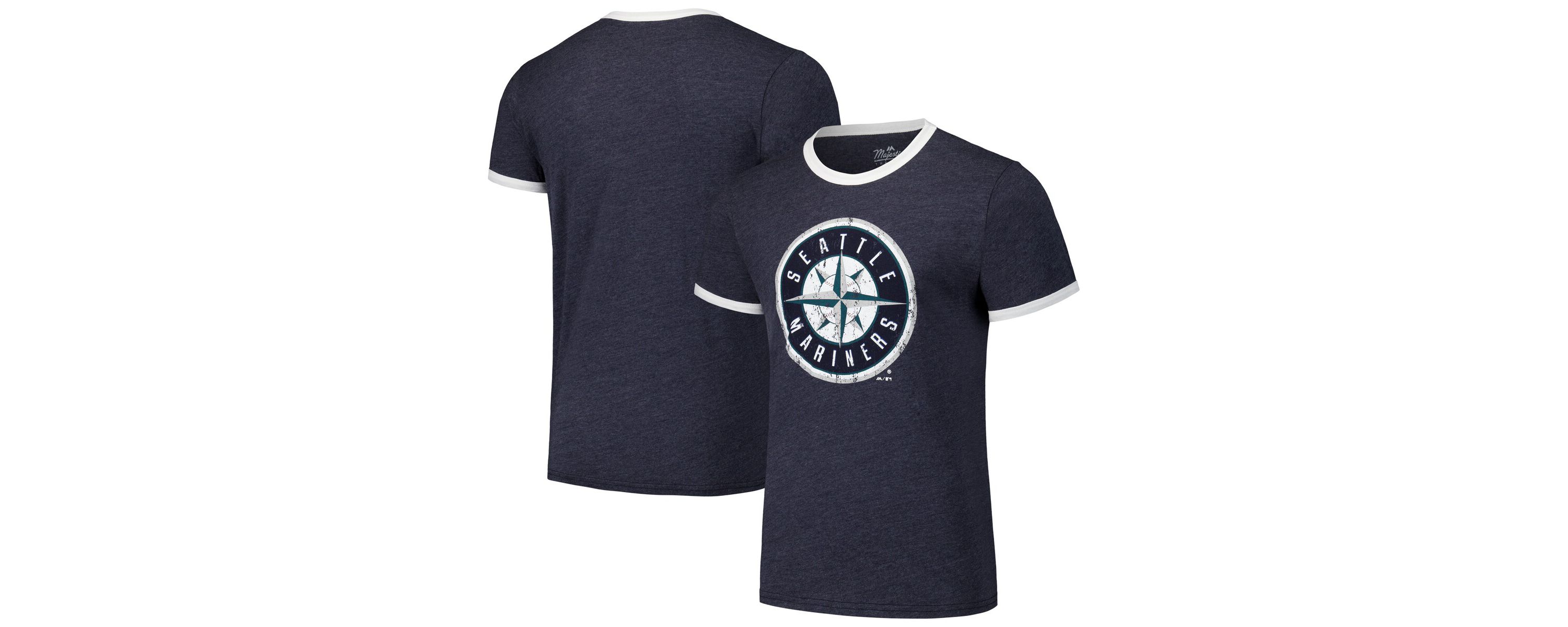MLB Seattle Mariners Ringer Tri-Blend T-Shirt
