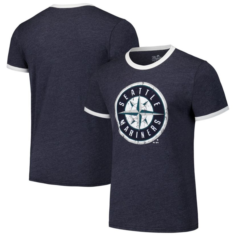 MLB Seattle Mariners Ringer Tri-Blend T-Shirt