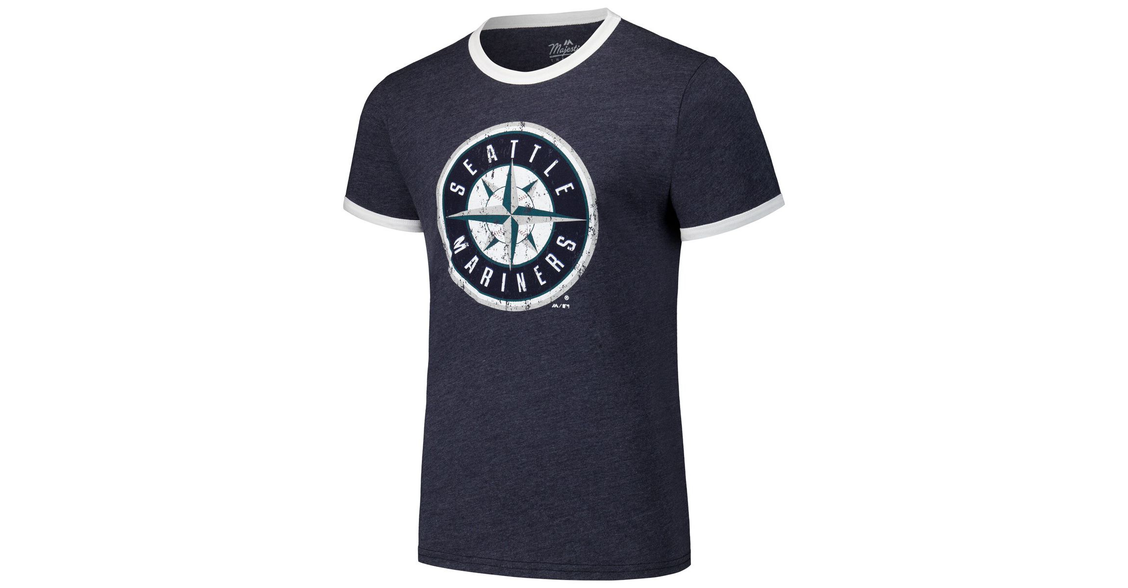 MLB Seattle Mariners Ringer Tri-Blend T-Shirt
