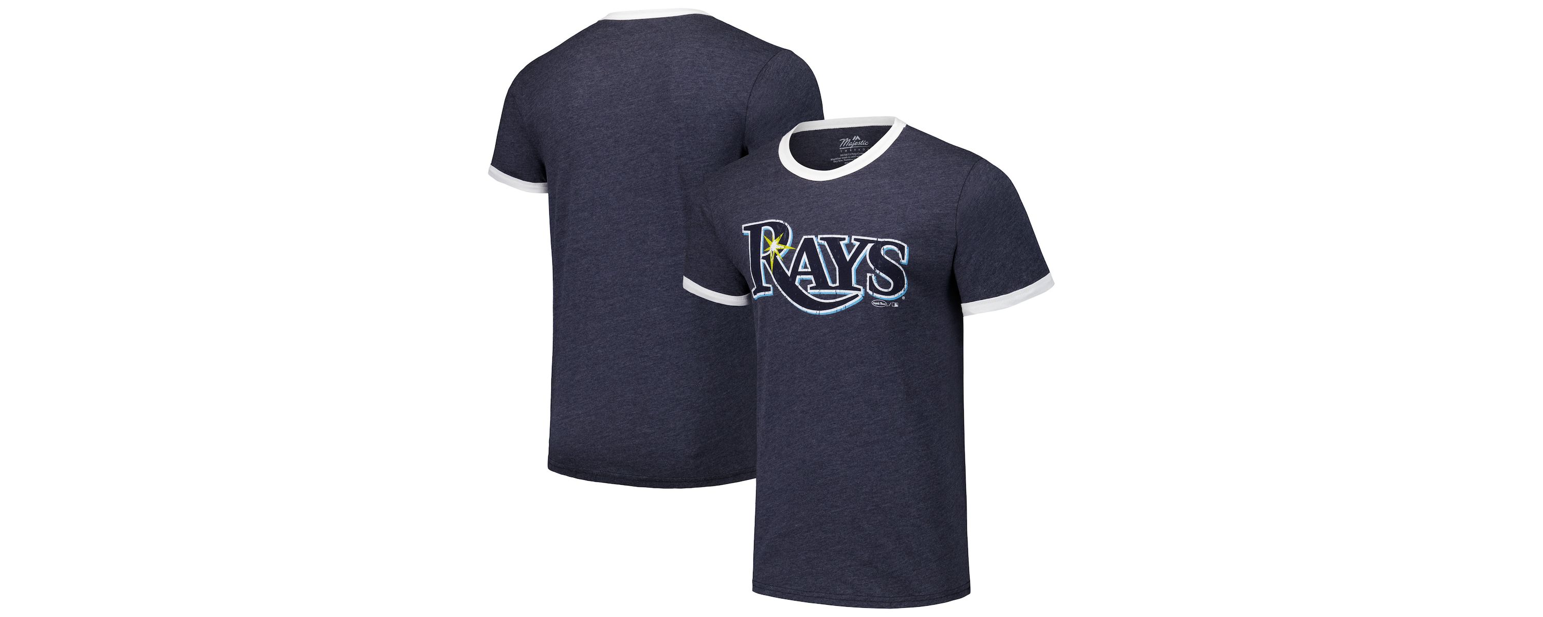 MLB Tampa Bay Rays Ringer Tri-Blend T-Shirt