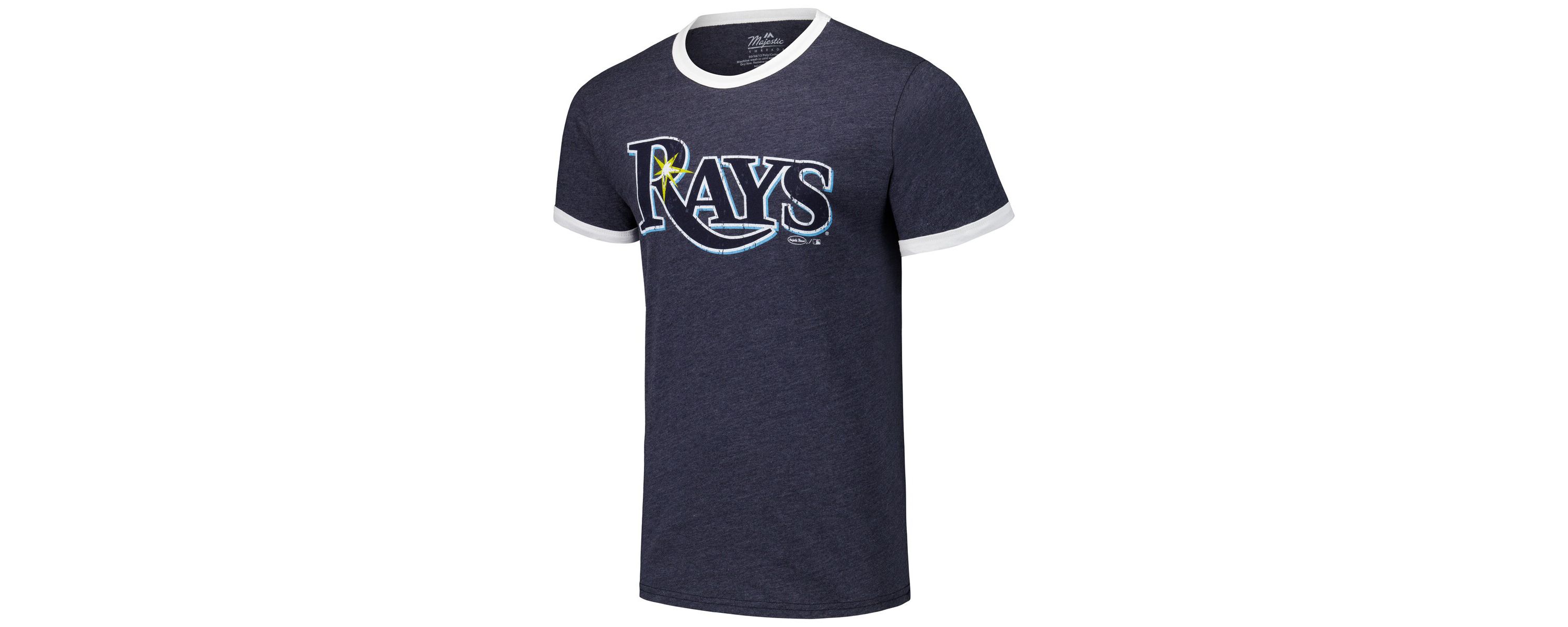 MLB Tampa Bay Rays Ringer Tri-Blend T-Shirt