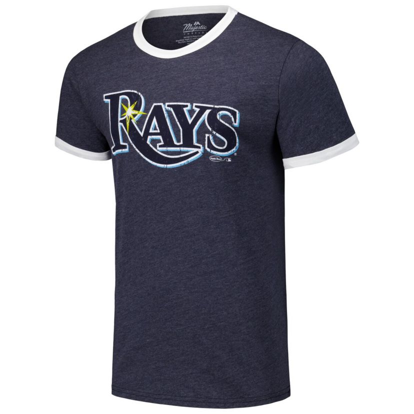 MLB Tampa Bay Rays Ringer Tri-Blend T-Shirt
