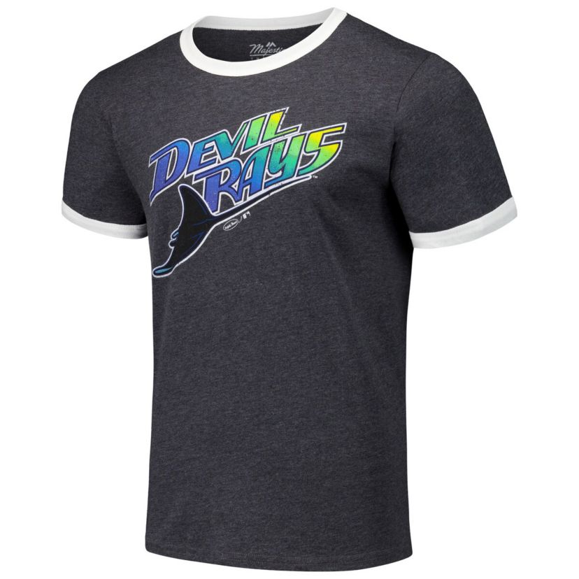 MLB Tampa Bay Rays Ringer Tri-Blend T-Shirt