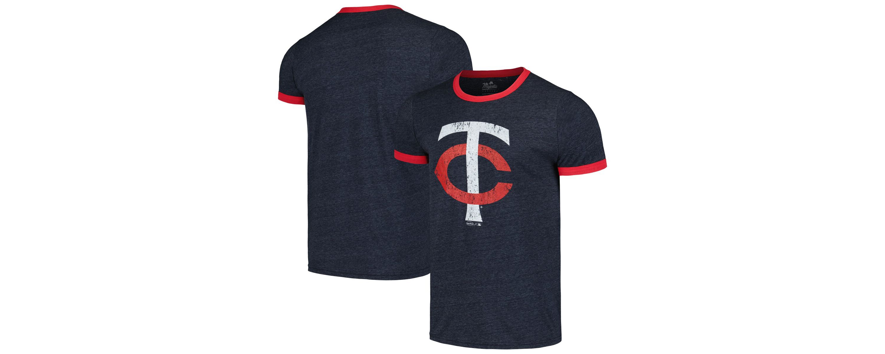 MLB Minnesota Twins Ringer Tri-Blend T-Shirt
