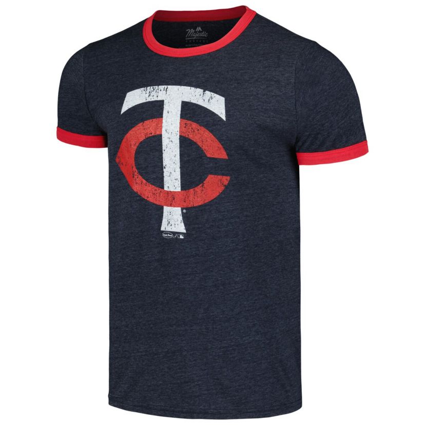 MLB Minnesota Twins Ringer Tri-Blend T-Shirt