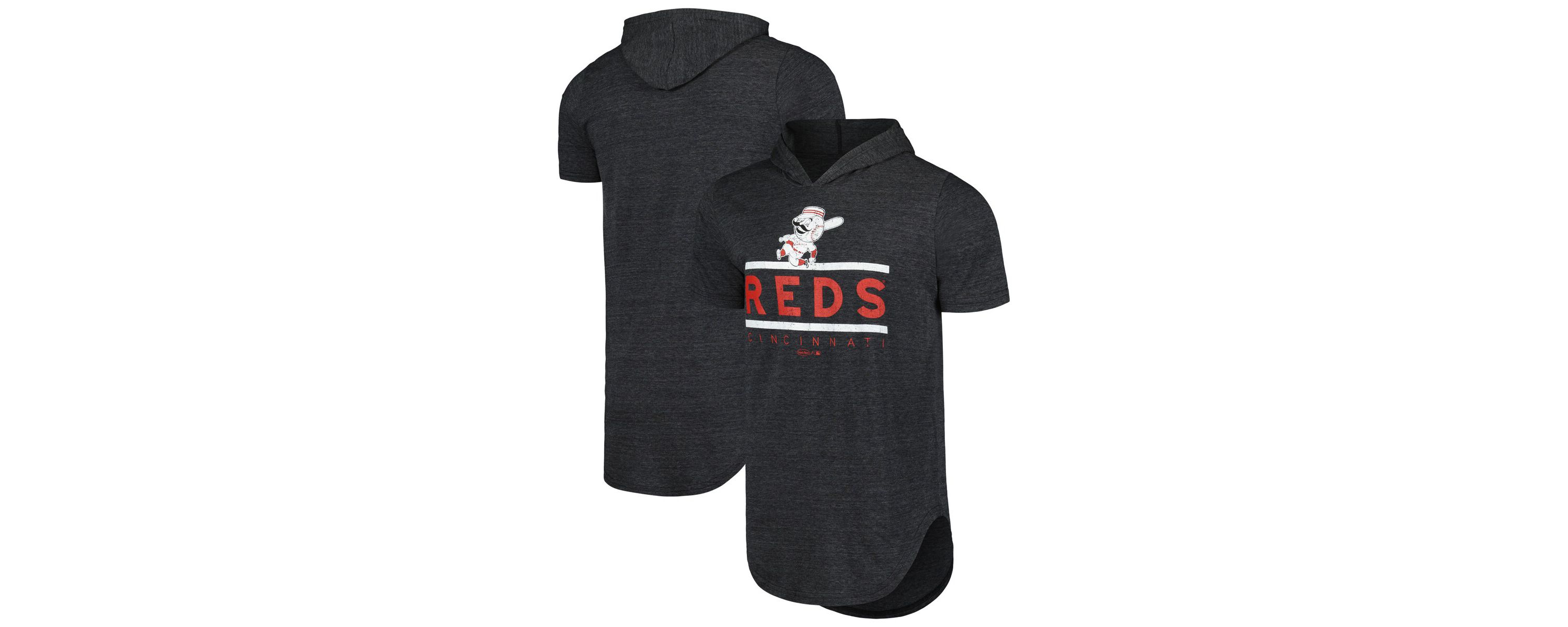 MLB Cincinnati Reds Tri-Blend Hoodie T-Shirt