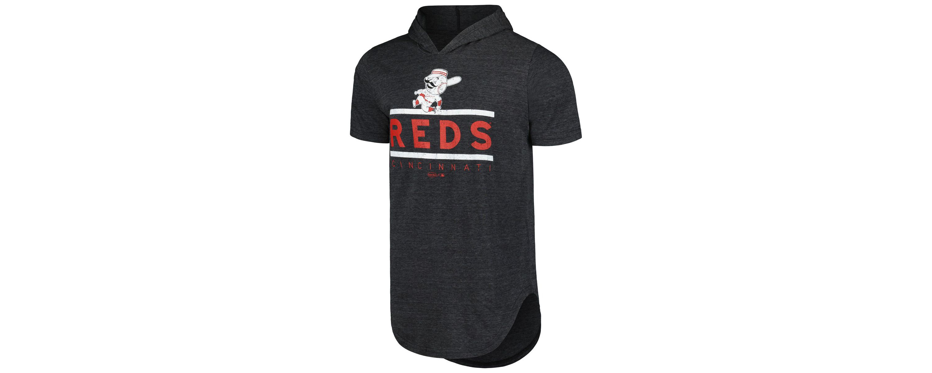 MLB Cincinnati Reds Tri-Blend Hoodie T-Shirt