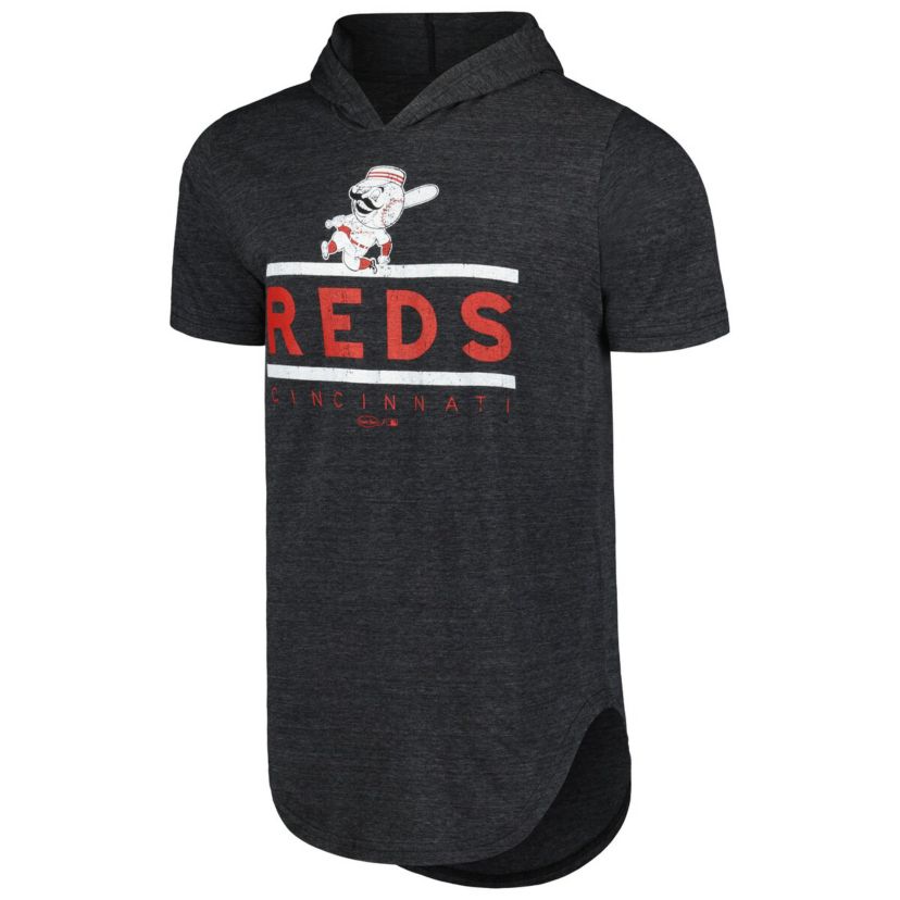 MLB Cincinnati Reds Tri-Blend Hoodie T-Shirt