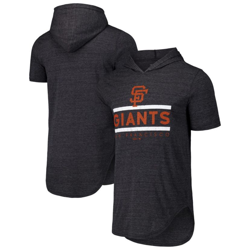 MLB San Francisco Giants Tri-Blend Hoodie T-Shirt