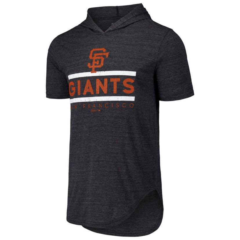 MLB San Francisco Giants Tri-Blend Hoodie T-Shirt