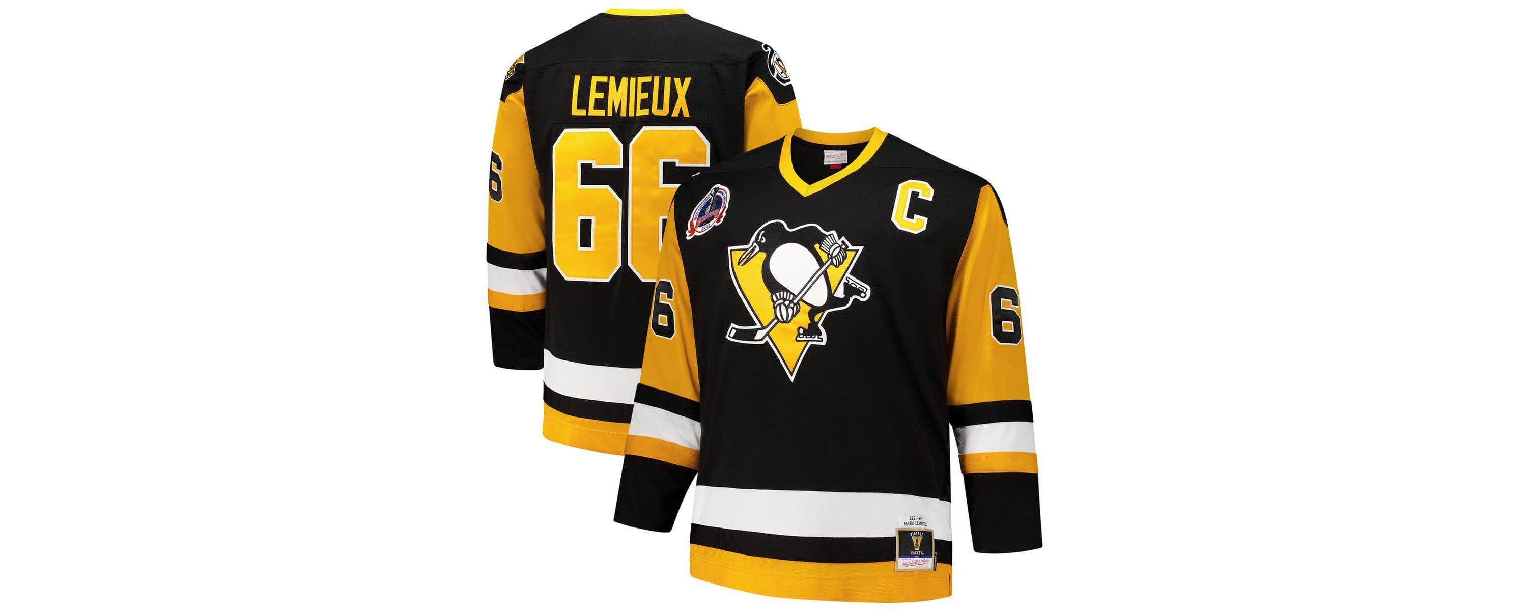NHL Mario Lemieux Pittsburgh Penguins Big & Tall 1991/92 Line 2.0 Jersey