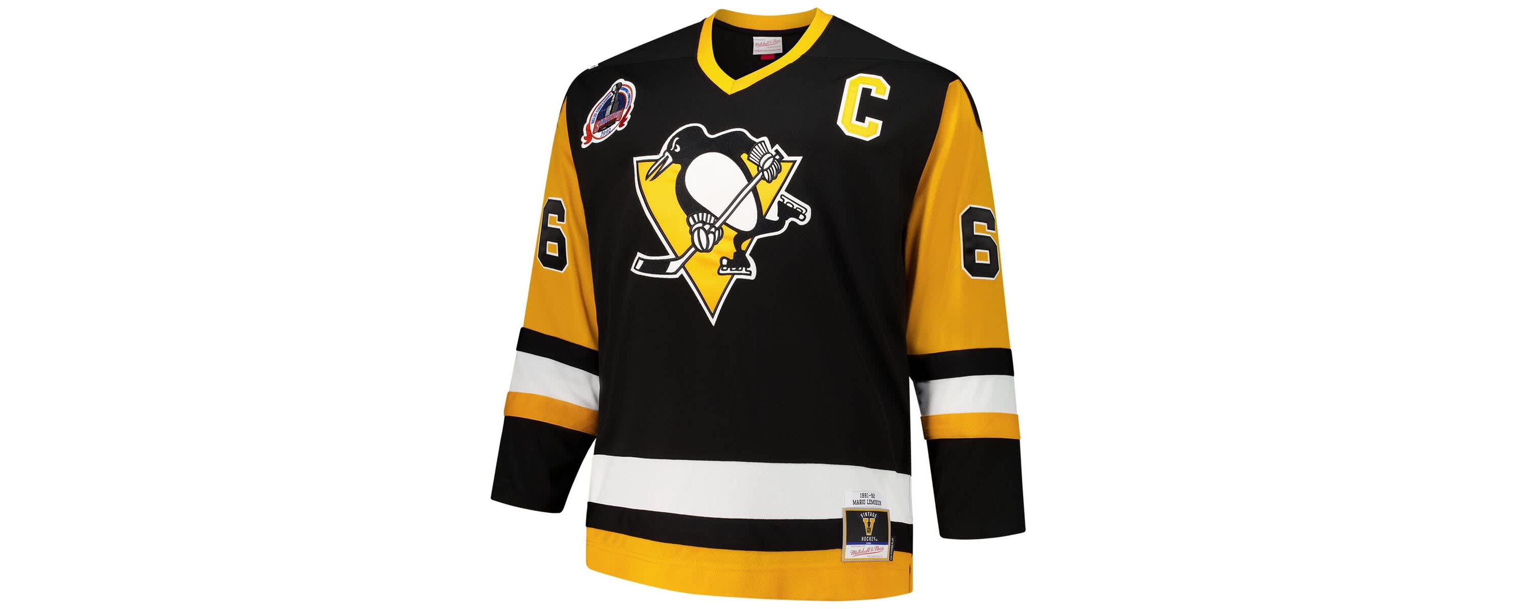 NHL Mario Lemieux Pittsburgh Penguins Big & Tall 1991/92 Line 2.0 Jersey