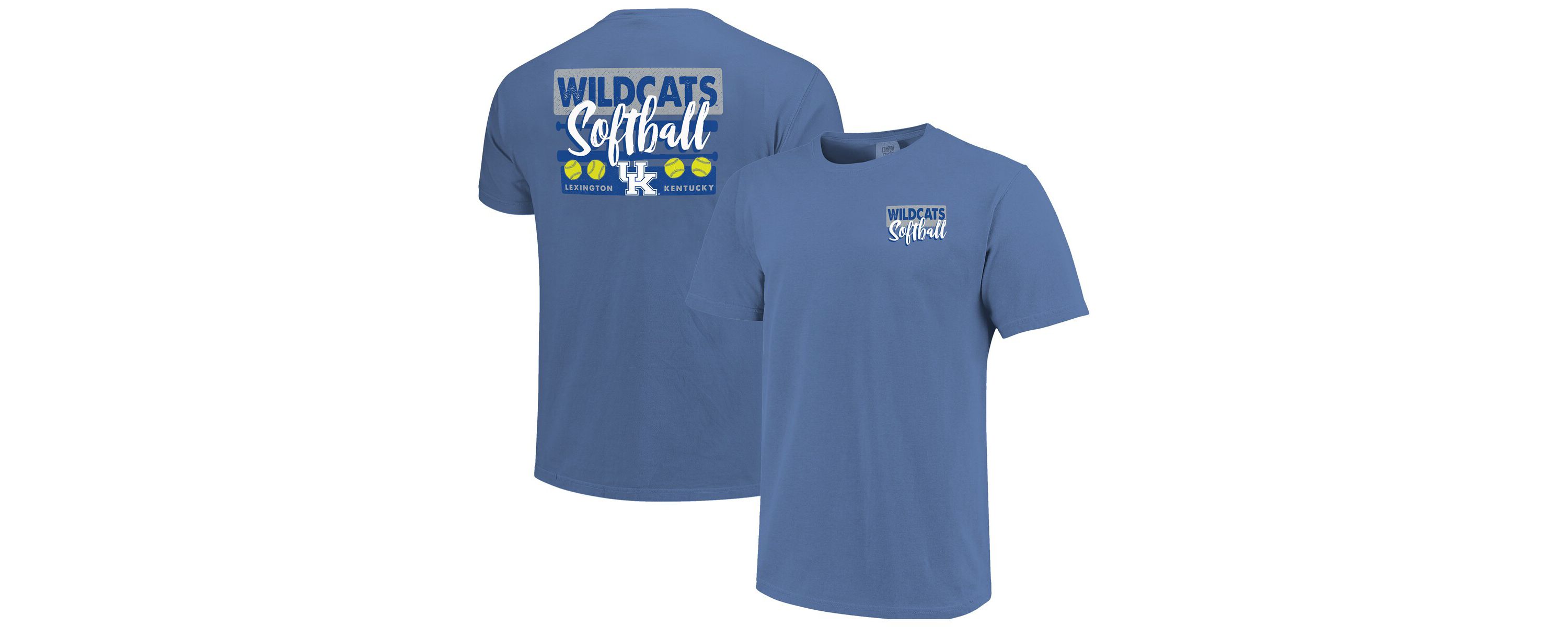 NCAA Unisex Kentucky Wildcats Gritty Softball Bats T-Shirt