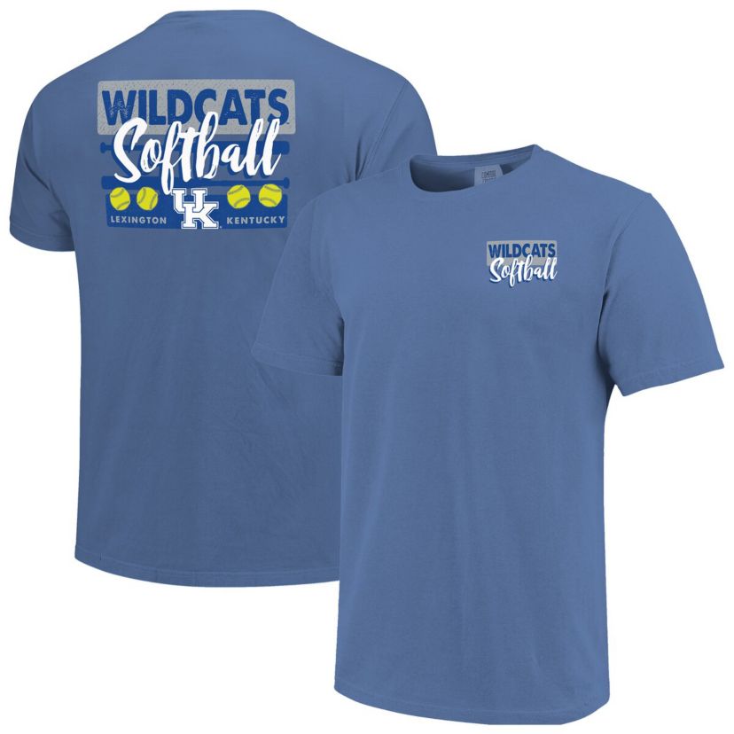NCAA Unisex Kentucky Wildcats Gritty Softball Bats T-Shirt