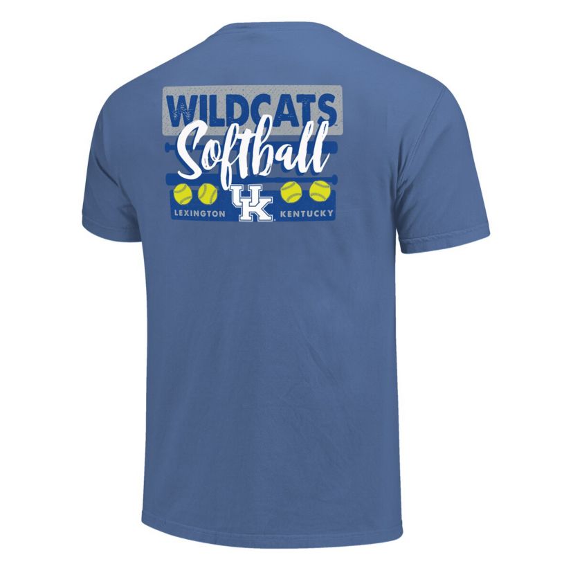 NCAA Unisex Kentucky Wildcats Gritty Softball Bats T-Shirt