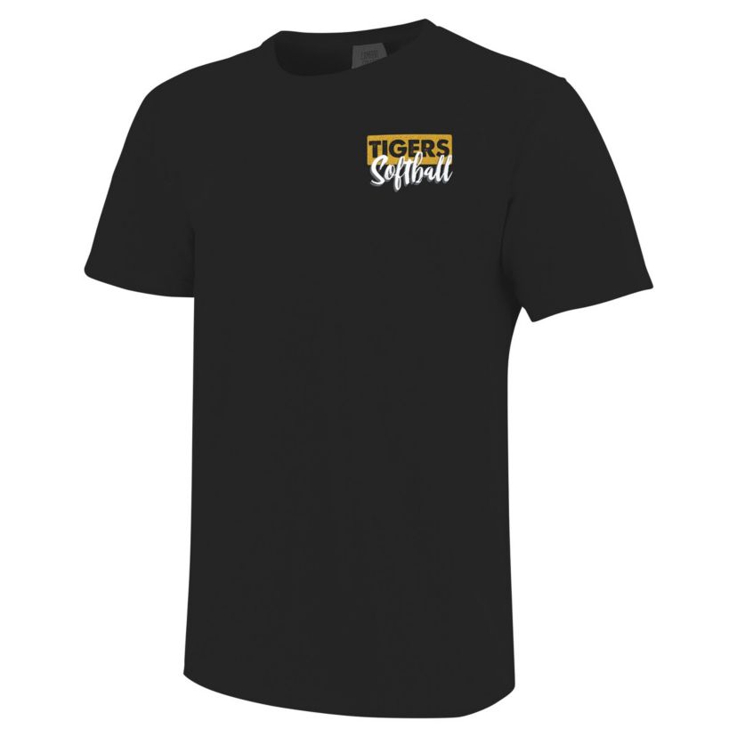 NCAA Unisex Missouri Tigers Gritty Softball Bats T-Shirt