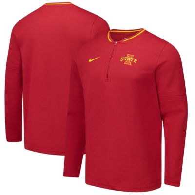 Men's NCAA Nike Iowa State Cyclones Coaches Quarter-Zip Jacket, 2XL