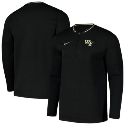 Men's NCAA Nike Wake Forest Demon Deacons Coaches Quarter-Zip Jacket