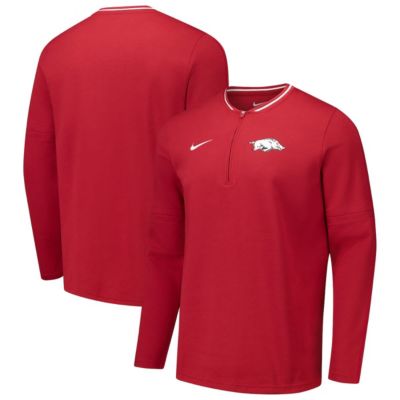 Men's NCAA Nike Arkansas Razorbacks Coaches Quarter-Zip Jacket