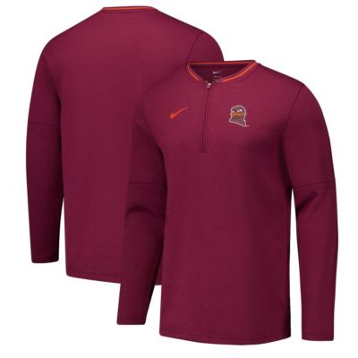 Men's NCAA Nike Virginia Tech Hokies Coaches Quarter-Zip Jacket, Large