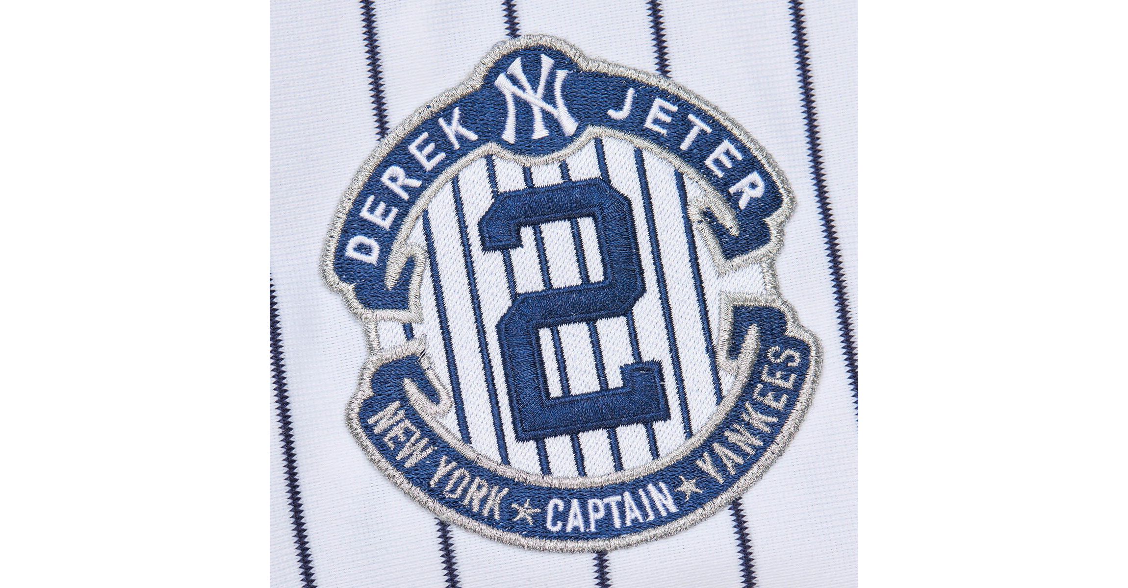 MLB Derek Jeter New York Yankees 2014 Cooperstown Collection Authentic Throwback Jersey