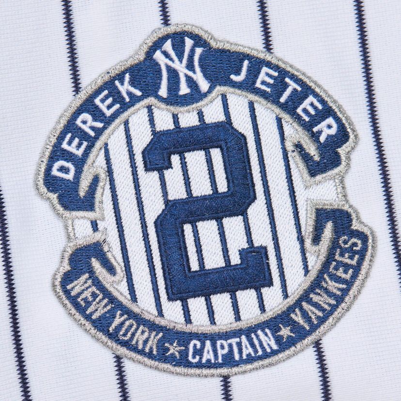 MLB Derek Jeter New York Yankees 2014 Cooperstown Collection Authentic Throwback Jersey