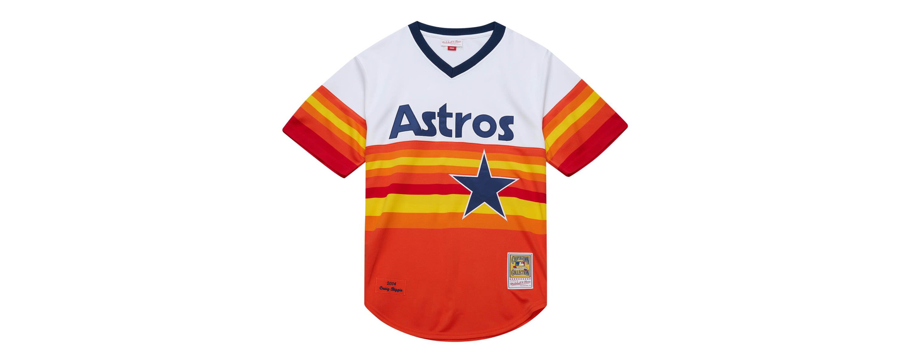 MLB Craig Biggio Houston Astros 2004 Cooperstown Collection Authentic Throwback Jersey