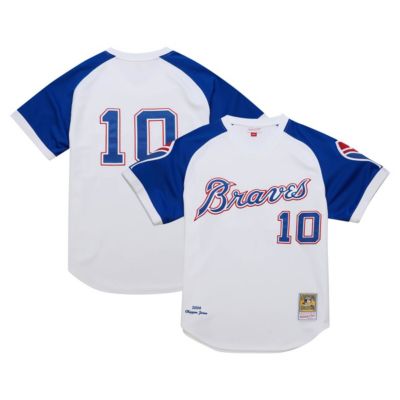 Mitchell & Ness Men's MLB Chipper Jones Atlanta Braves 2004 Cooperstown Collection Authentic Throwback Jersey