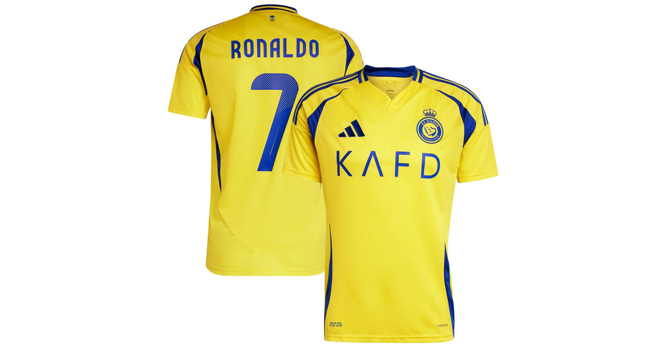 Saudi Professional League Cristiano Ronaldo Al-Nassr FC 2024/25 Home Replica Player Jersey