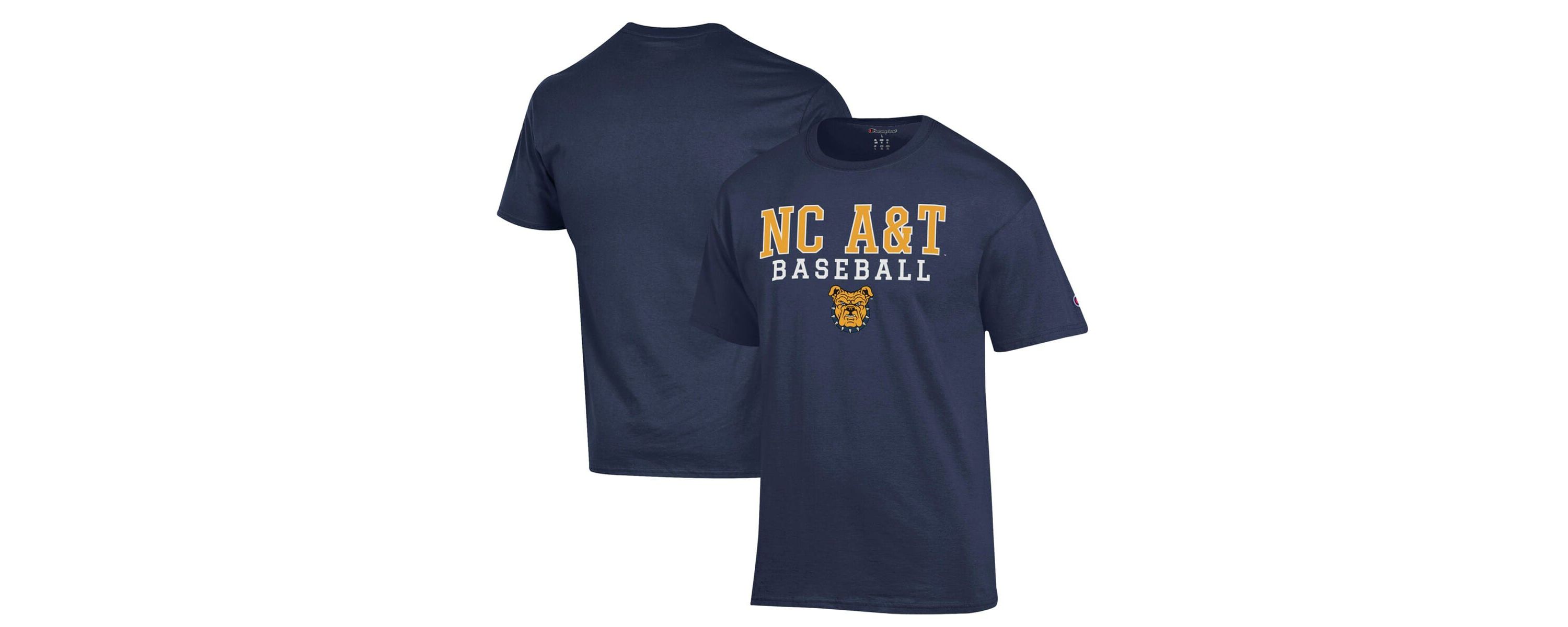 NC A&T Aggies NCAA North Carolina A&T Aggies Stack Baseball T-Shirt