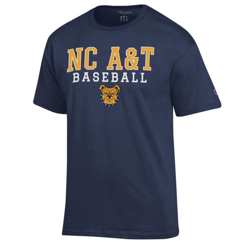 NC A&T Aggies NCAA North Carolina A&T Aggies Stack Baseball T-Shirt