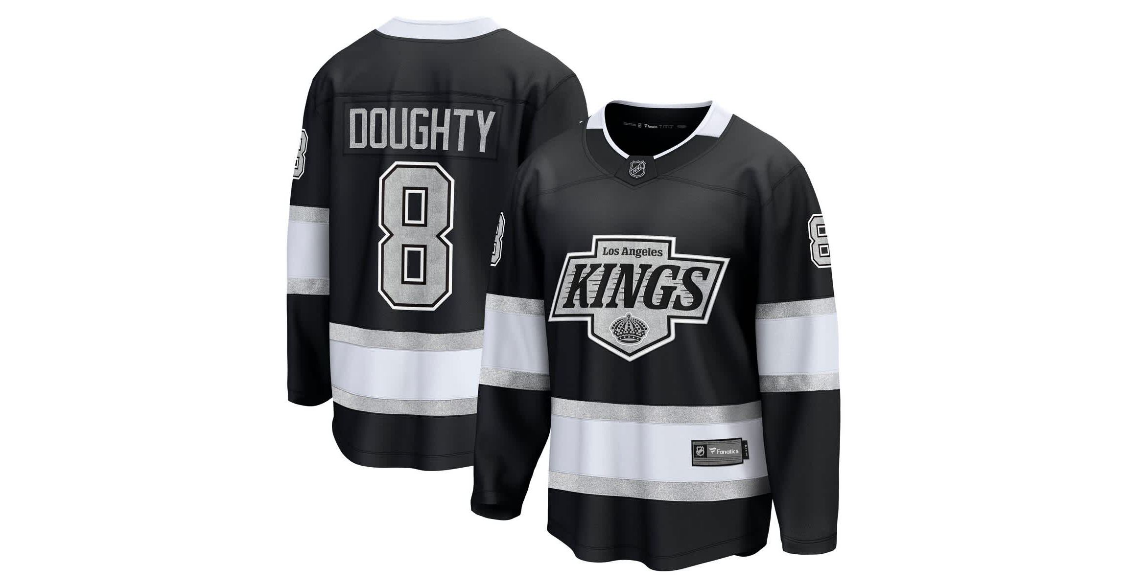 NHL Fanatics Drew Doughty Los Angeles Kings Home Premier Breakaway Player Jersey