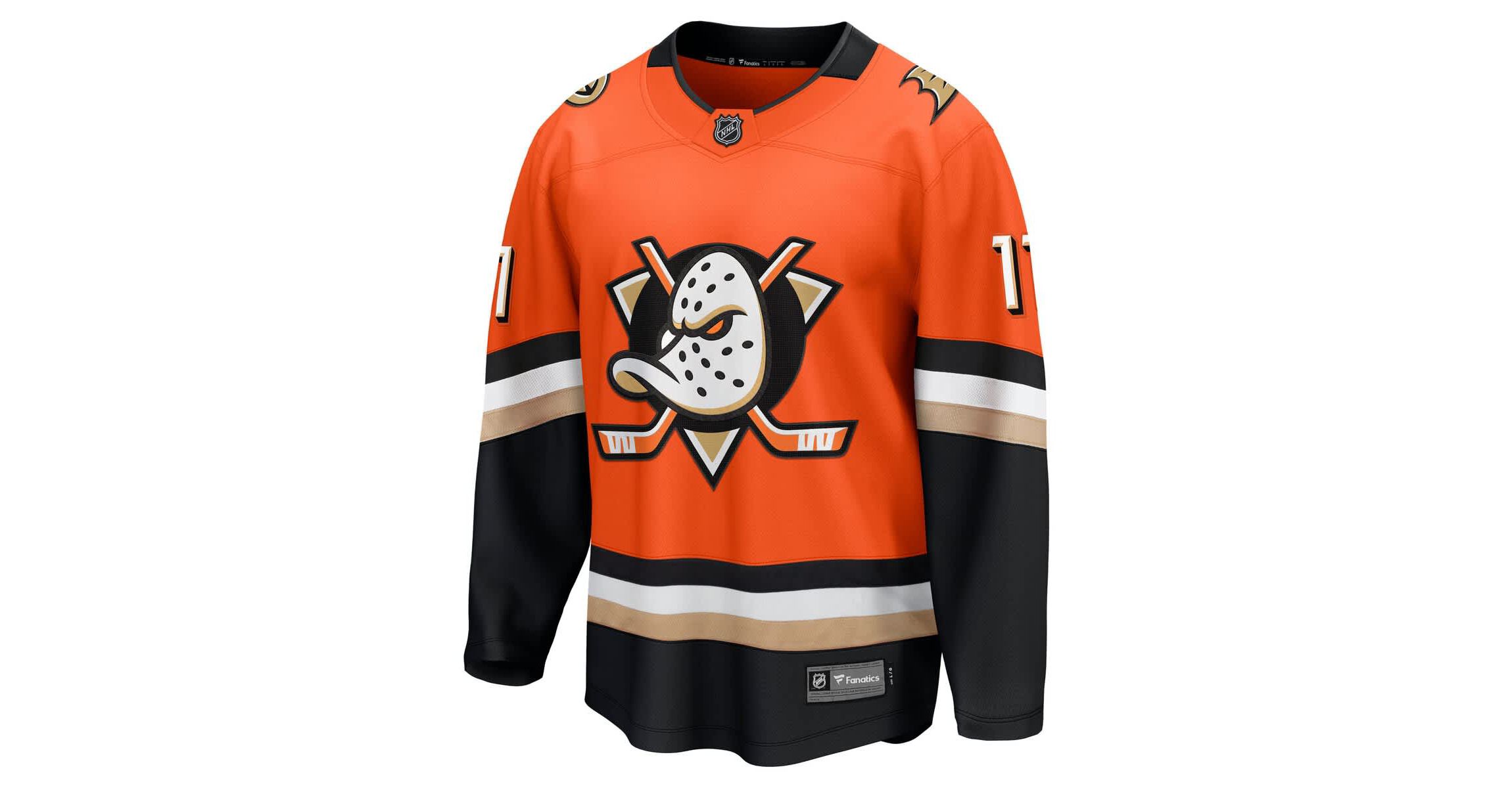 NHL Fanatics Trevor Zegras Anaheim Ducks Home Premier Breakaway Player Jersey