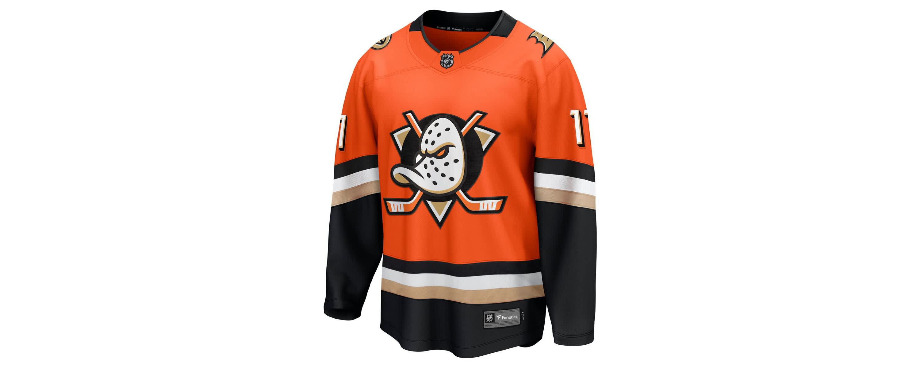NHL Fanatics Trevor Zegras Anaheim Ducks Home Premier Breakaway Player Jersey
