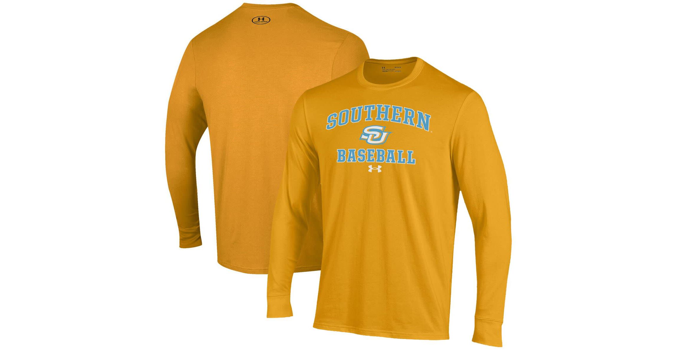 NCAA Under Armour Southern University Jaguars Baseball Performance Long Sleeve T-Shirt