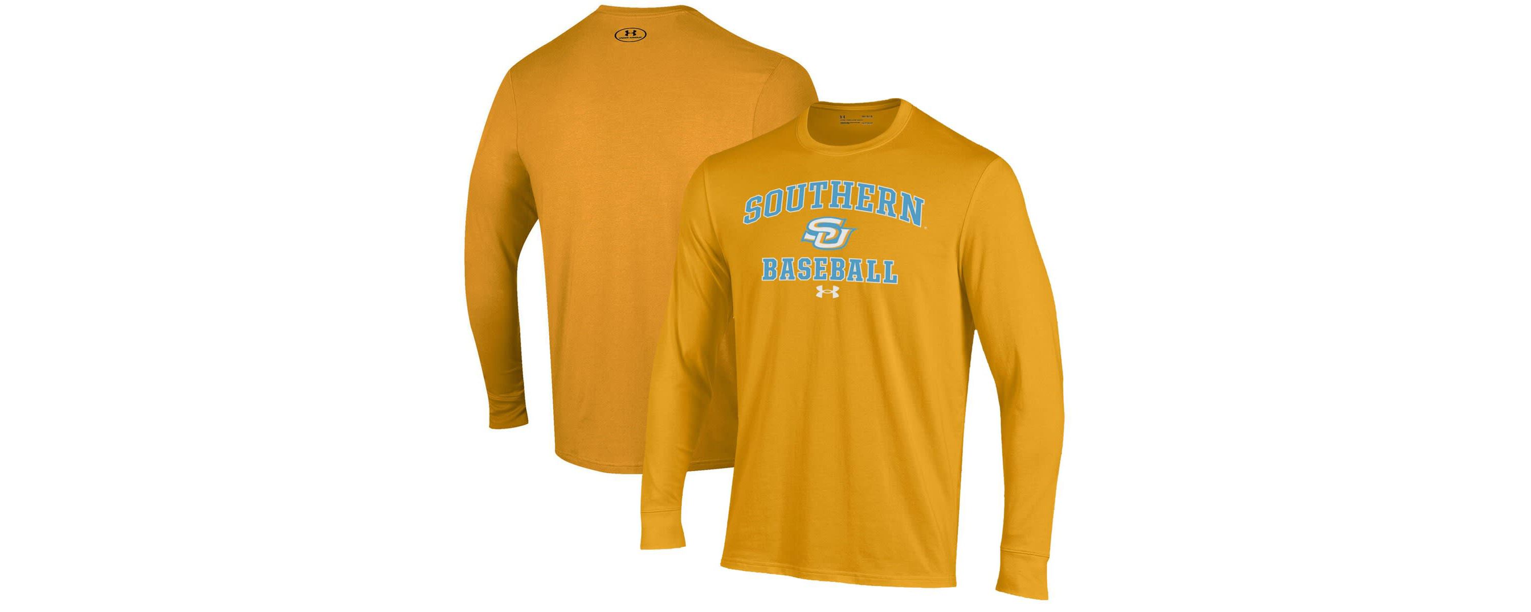 NCAA Under Armour Southern University Jaguars Baseball Performance Long Sleeve T-Shirt
