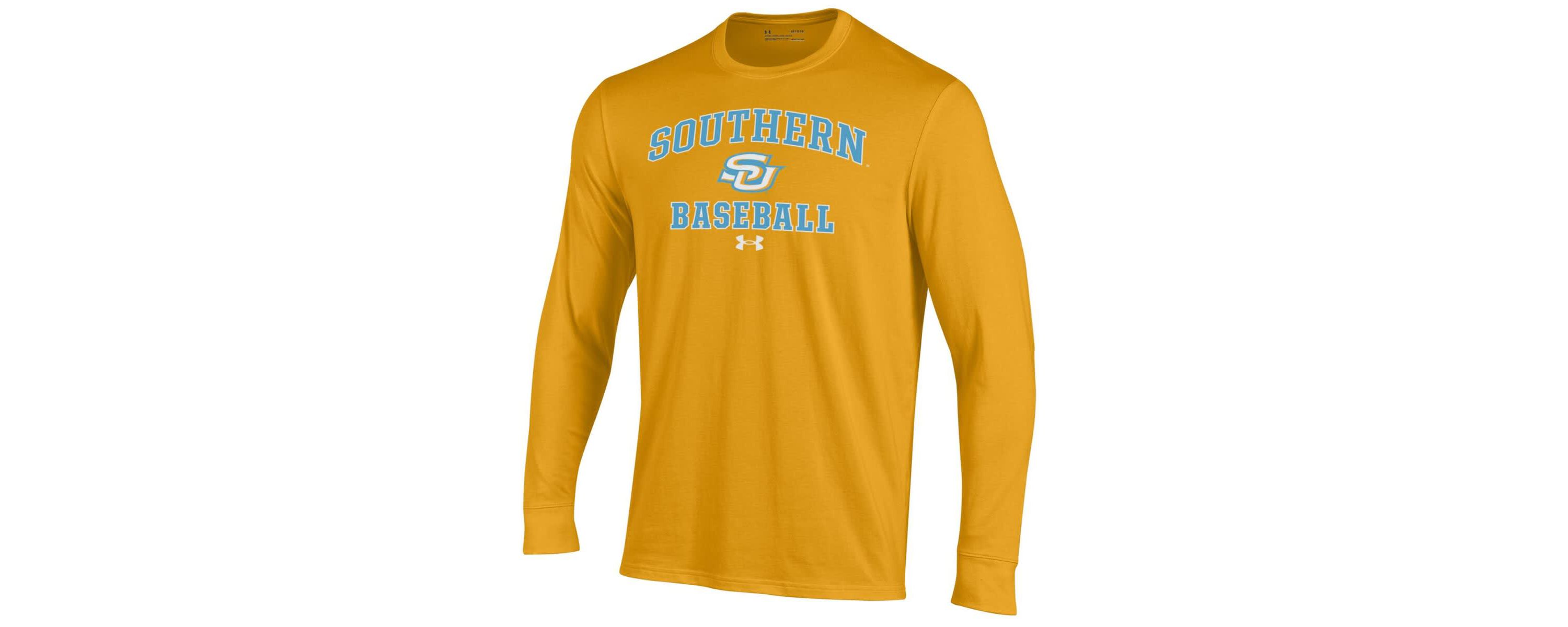 NCAA Under Armour Southern University Jaguars Baseball Performance Long Sleeve T-Shirt