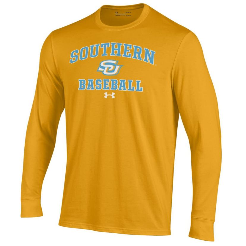 NCAA Under Armour Southern University Jaguars Baseball Performance Long Sleeve T-Shirt