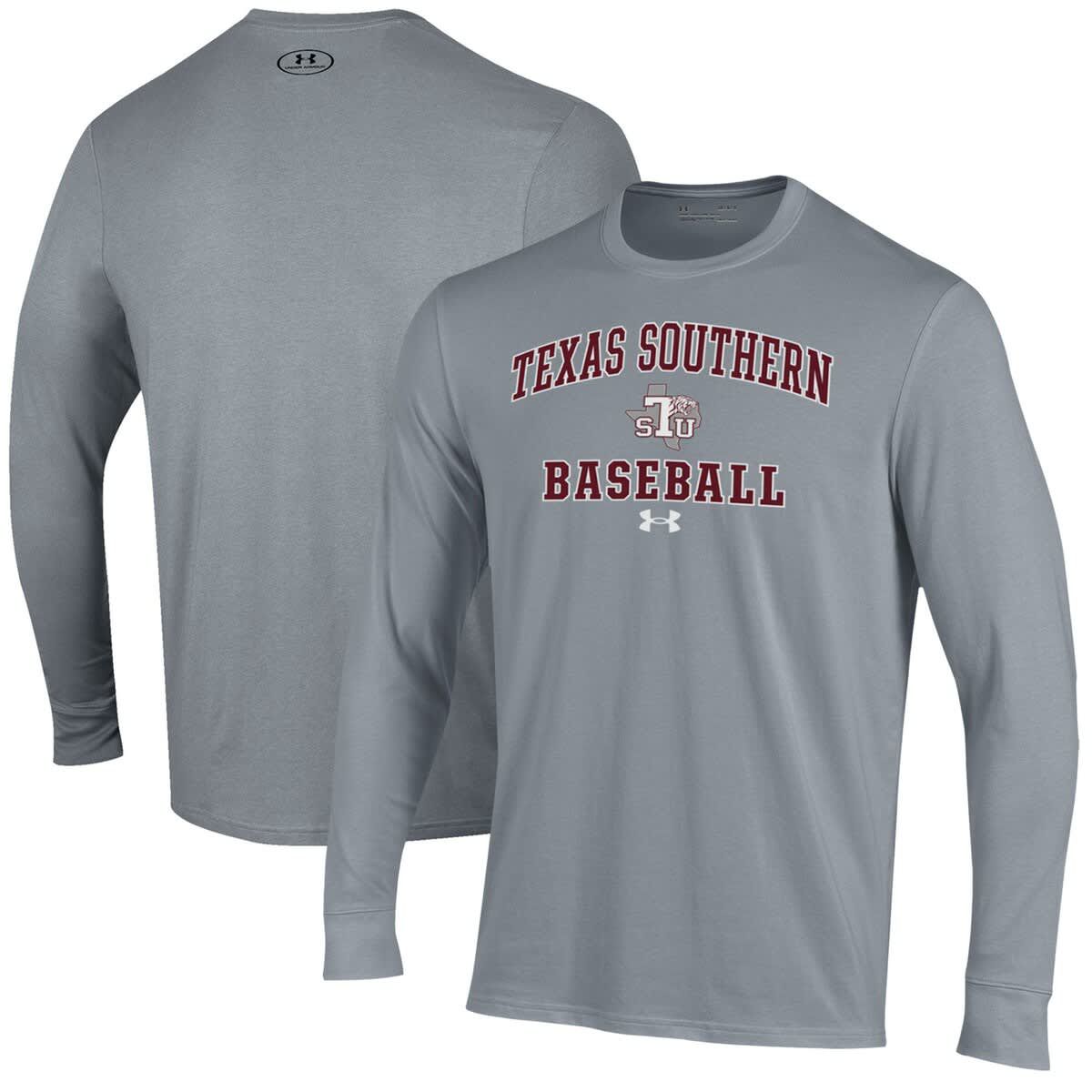 NCAA Under Armour Texas Southern Tigers Baseball Performance Long Sleeve T-Shirt