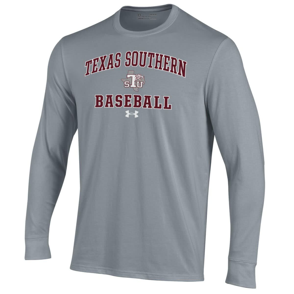 NCAA Under Armour Texas Southern Tigers Baseball Performance Long Sleeve T-Shirt