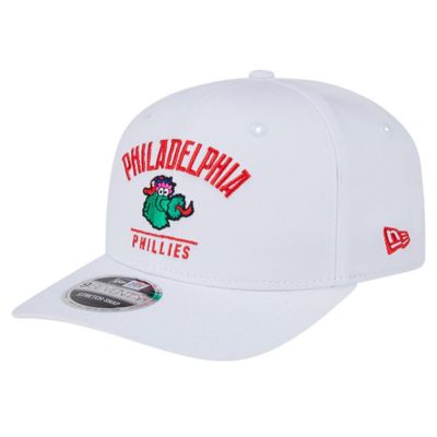 New Era Men's MLB Philadelphia Phillies City Arch Phanatic 9SEVENTY Stretch-Snap Adjustable Hat, White